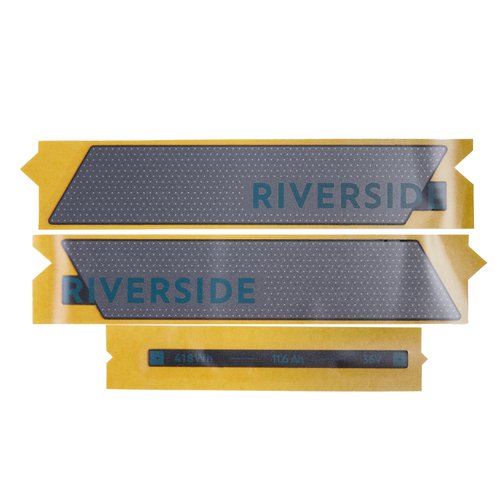Riverside Sticker Batterie Riverside 500E grau/grün