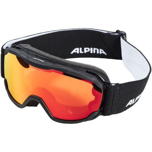 Alpina ALPINA Kinder Skibrille Pheos Jr., schwarz/gelb
