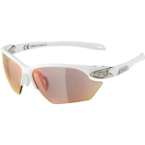 Alpina Sportbrille TWIST FIVE HR S white matt-silver QVMRB+