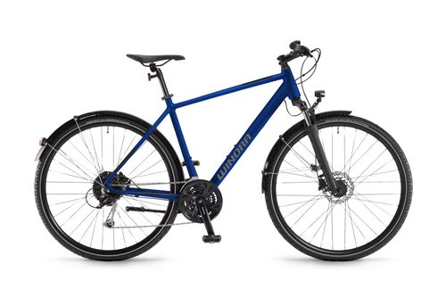 Winora Domingo 27 Sport Cross Trekking Fahrrad blau 2024 60cm  Cross Trekkingräder