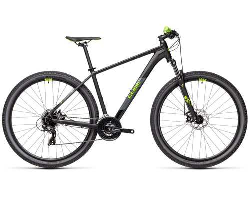 Cube Aim 27.5 - MTB Hardtail 2021 | black n green - " 16 Zoll"