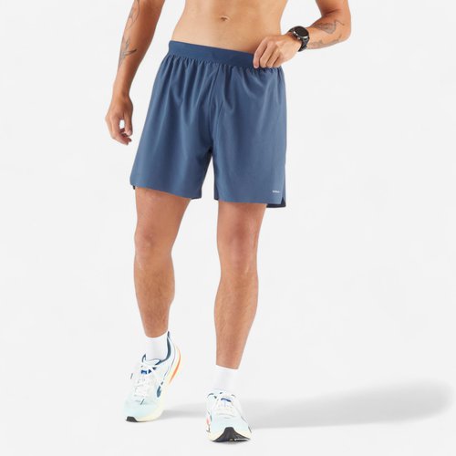 Kiprun Laufshorts Herren - Run 500 Comfort blau