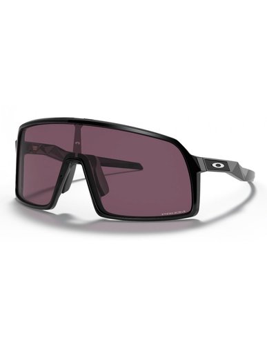 Oakley Sportbrille Sutro S, Frame Polished Black, Lens Prizm Road Black