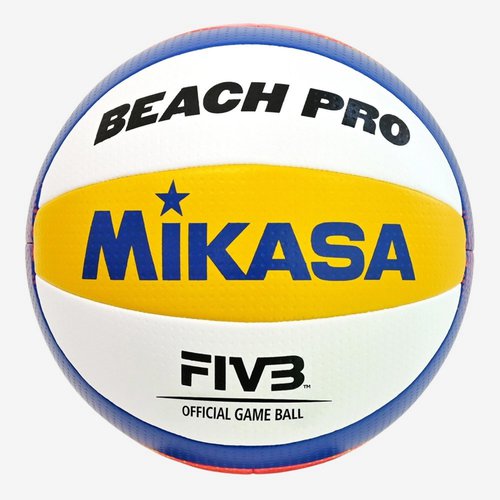 Mikasa Beachvolleyball Größe 5 - Mikasa BV550C EU Beach Pro gelb/blau