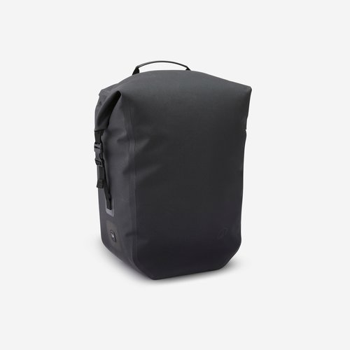 Btwin Fahrradtasche 900 wasserdicht 27 Liter schwarz