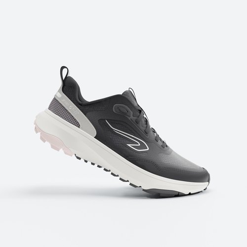 Kalenji Laufschuhe Trailrunning Damen - JF 190 Grip schwarz/rosa
