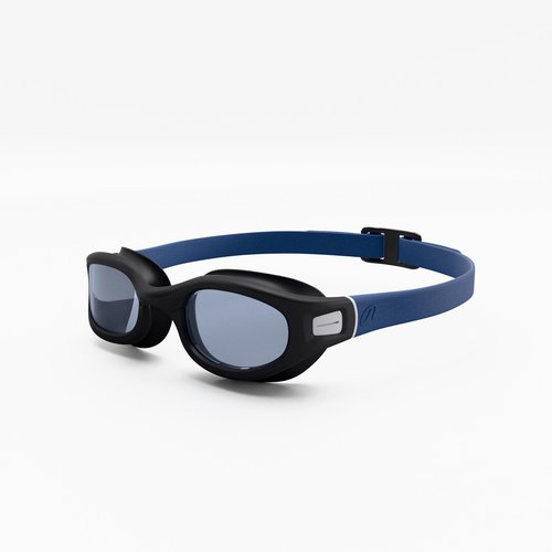 Nabaiji Schwimmbrille getönt Größe L - Soft schwarz/blau Gläser blau