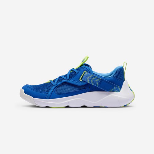 Decathlon Turnschuhe Kinder Klettverschluss - Playful Summer blau/gelb