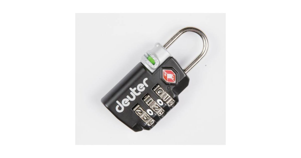 Candado Pequeño Candado TSA De Cable Deuter (Aprobado Para