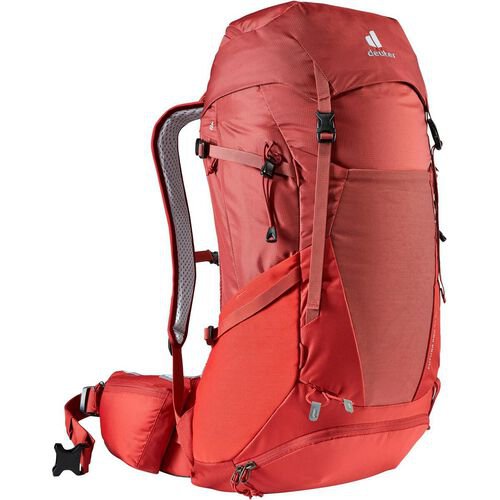 Deuter Deuter Wanderrucksack Futura Pro 34 SL Brustgurt,Kompressionsriemen,Netzrücken,Netzrücken,Trinksystemvorbereitung Damen, Rot, Einheitsgröße
