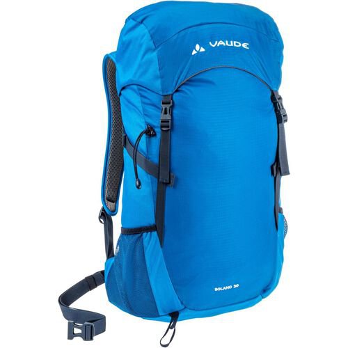 Vaude Vaude Wanderrucksack SOLANO 30L Brustgurt,Netzrücken,Trinksystemvorbereitung,höhenverstellbares Deckelfach,integrierte Regenhülle Damen, Herren, blue, Einheitsgröße