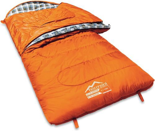 normani normani 4-in-1 Schlafsack Antarctica, Orange