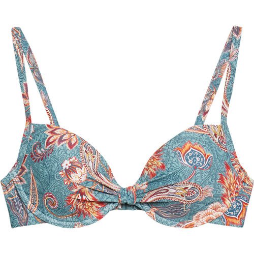 Esprit ESPRIT Bikini-Top, gepaddet, für Damen, türkis/rot, 38A