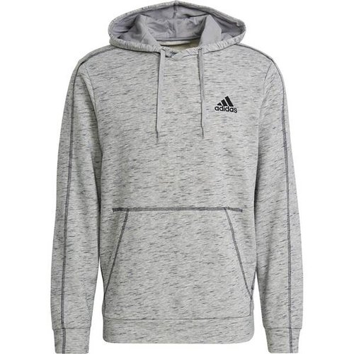 Adidas Herren Essentials Mélange Embroidered Small Logo Hoodie