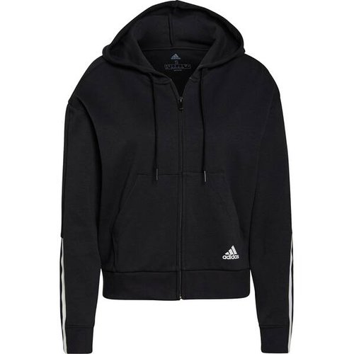 Adidas Damen Essentials Loose-Cut 3-Streifen Kapuzenjacke