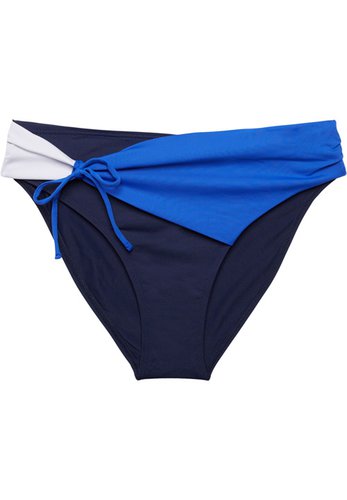 Esprit ESPRIT Bikini-Unterteil, Two-Tone, Bindedetail, für Damen, blau, 42