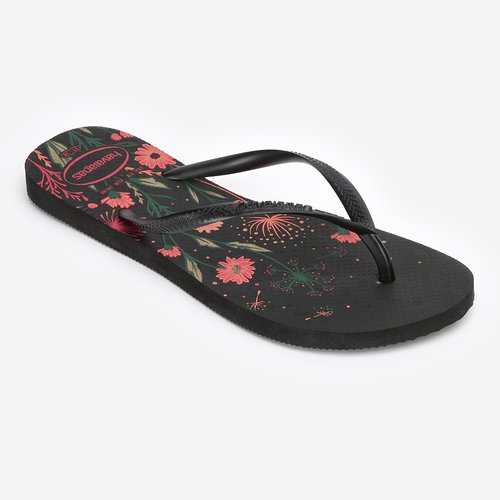 Havaianas Tongs Femme Havaianas - Slim organic Noir rose