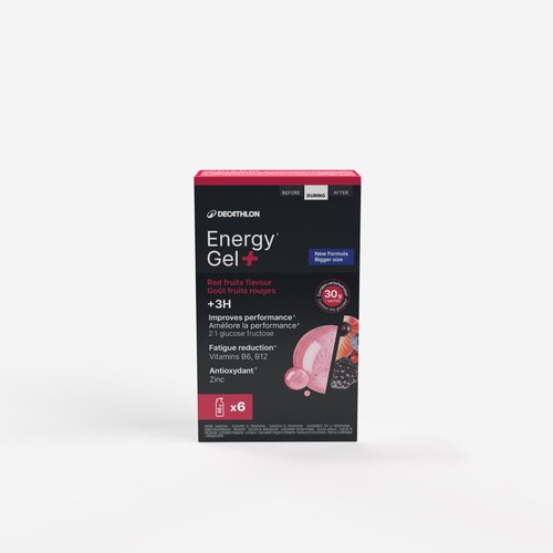 Aptonia Energy Gel+ Rote Früchte 6 St. für Belastungen über 3 Stunden
