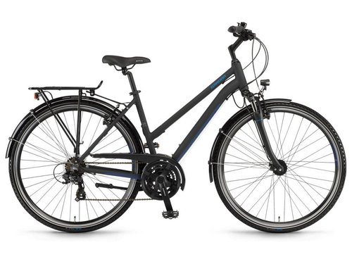 Winora Domingo 21 Damen Trekking Fahrrad schwarzblau 2021 52cm  Trekkingräder