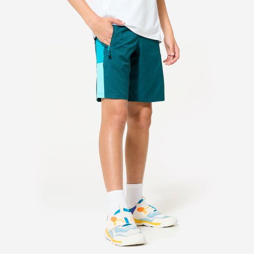 Decathlon Shorts Sporthose Kinder atmungsaktiv - grün/türkis