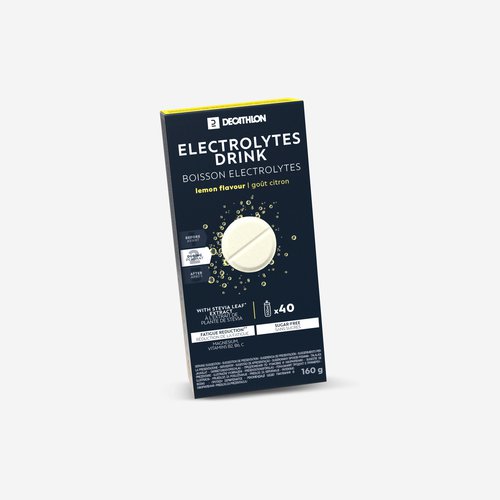 Decathlon Electrolyt Brausetabletten zuckerfrei Zitrone 40 × 4 g