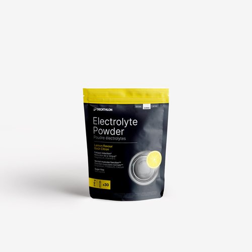 Decathlon Elektrolytgetränkepulver ohne Zuckerzusatz Zitrone 210 g.