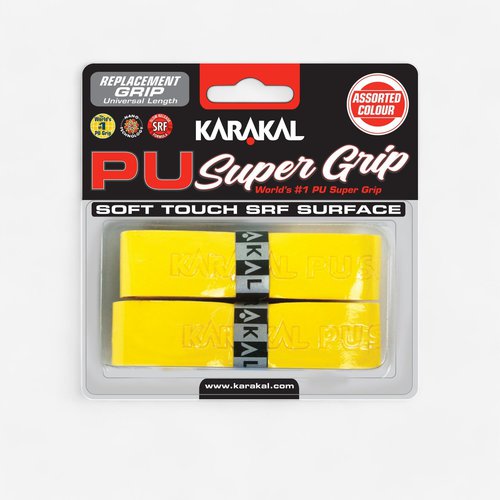 Karakal Squash Griffband Super Pu 2 St. gelb