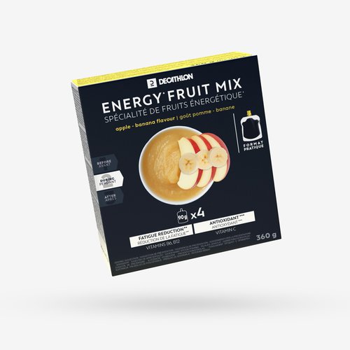Decathlon Energy-Fruchtspezialität Apfel und Banane 4 × 90 g