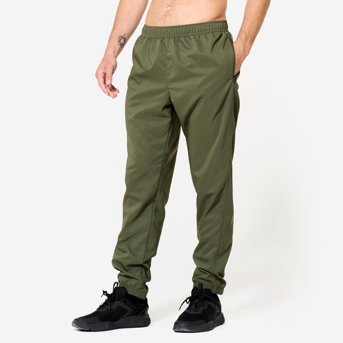 Domyos Trainingshose Herren atmungsaktiv - Essential 120 khaki
