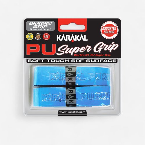 Karakal Squash Griffband Super Pu 2 St. hellblau