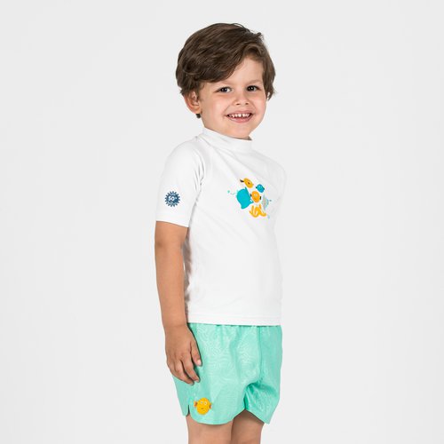 Nabaiji Schwimmshorts Babys/Jungen - Wave grün