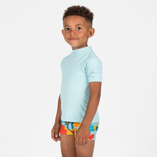 Nabaiji Badehose Boxer Baby/Kleinkind - Titou Popy blau