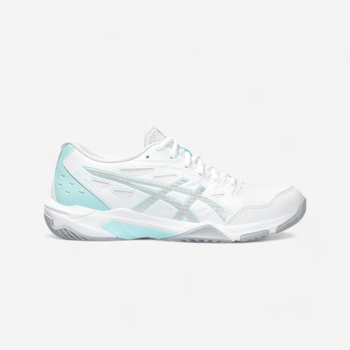 Asics Badmintonschuhe Damen - Asics Gel-Rocket 11 weiss/hellblau