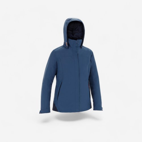 Tribord Regenjacke Segeln Damen wasserdicht Winter warm 100  blaugrau