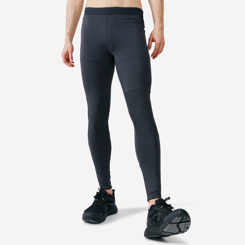 Kalenji Lauftights lang Herren - Warm+ grau