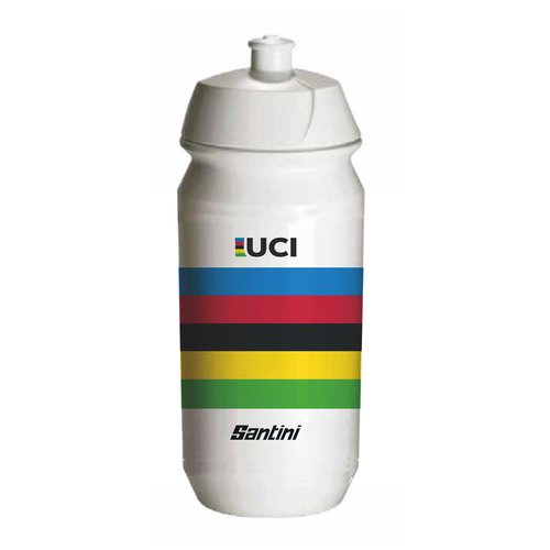 Santini UCI WORLD CHAMPION 2025 Trinkflasche, für Herren, Fahrradflasche,