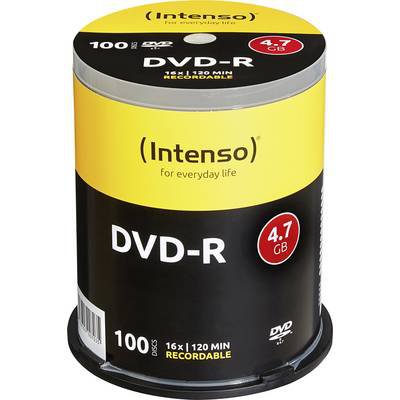 Intenso 4101156 DVD-R Rohling 4.7 GB 100 St. Spindel