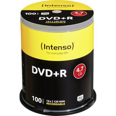 Intenso 4111156 DVD+R Rohling 4.7 GB 100 St. Spindel