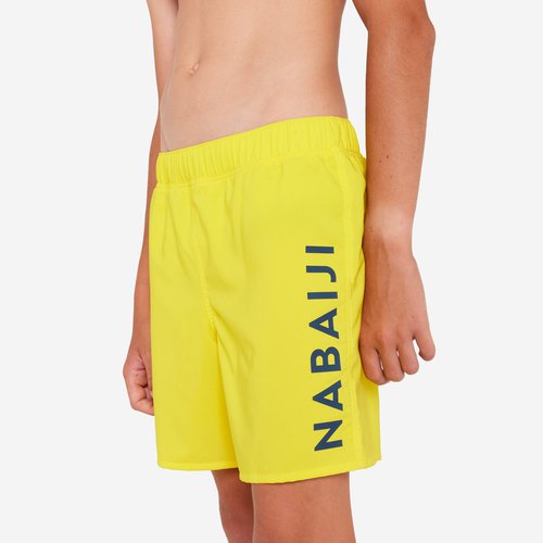 Nabaiji Schwimmshorts Jungen - Basic 100 gelb