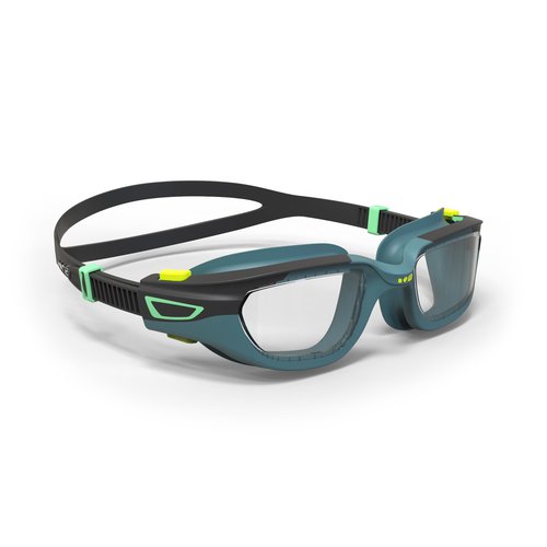 Nabaiji Gebraucht - Schwimmbrille Kinder klar - Spirit schwarz/blau  - GUT
