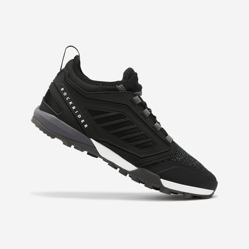 Rockrider Gebraucht - Fahrradschuhe MTB ST500 schwarz - SEHR GUT
