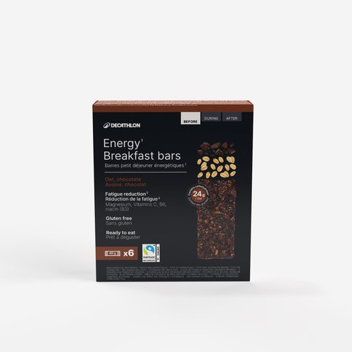 Decathlon Energie Riegel Müsliriegel Schoko Frühstück glutenfrei 6 Stück