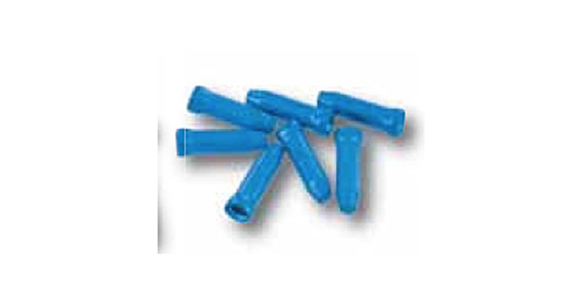 Var Cable End Caps Aluminium 200 Units Blau