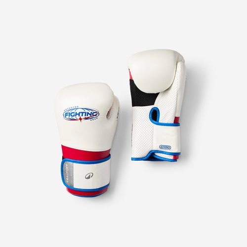 Domyos Boxhandschuhe Training mit ergonomischem Schaumstoff - weiß