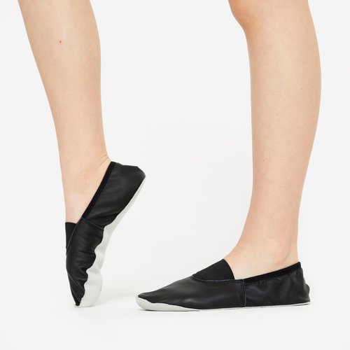 Domyos Gebraucht - Jazz Dance-Schuhe Modern Jazz weiches Leder - schwarz - GUT
