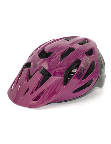 Briko Fahrradhelm Sismic X, shiny purple-black Fahrradhelmgröße - L,