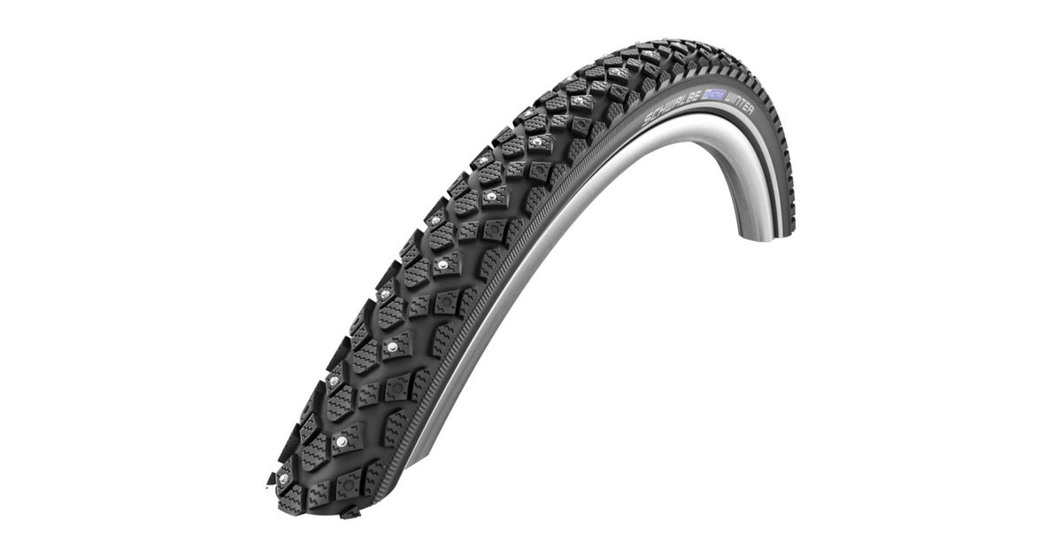 Schwalbe MARATHON WINTER Reifen – Spikereifen Für Sicheres Fahren Auf Eis & Schnee (28x1.60)