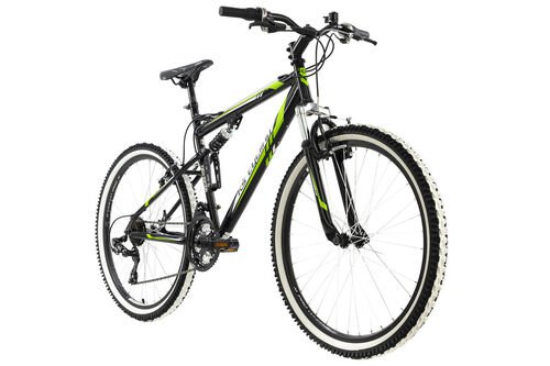 KS Cycling KS Cycling Mountainbike Fully 26 Zoll Scrawler, Schwarz, 51 cm