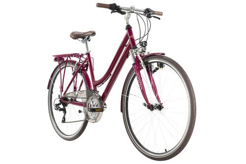 KS Cycling KS Cycling 28 Zoll Trekkingrad Damenfahrrad Vegas 21 Gänge, rot, 48 cm