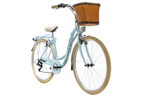 KS Cycling KS Cycling Damenfahrrad Casino 28 Zoll mit Korb, Blau